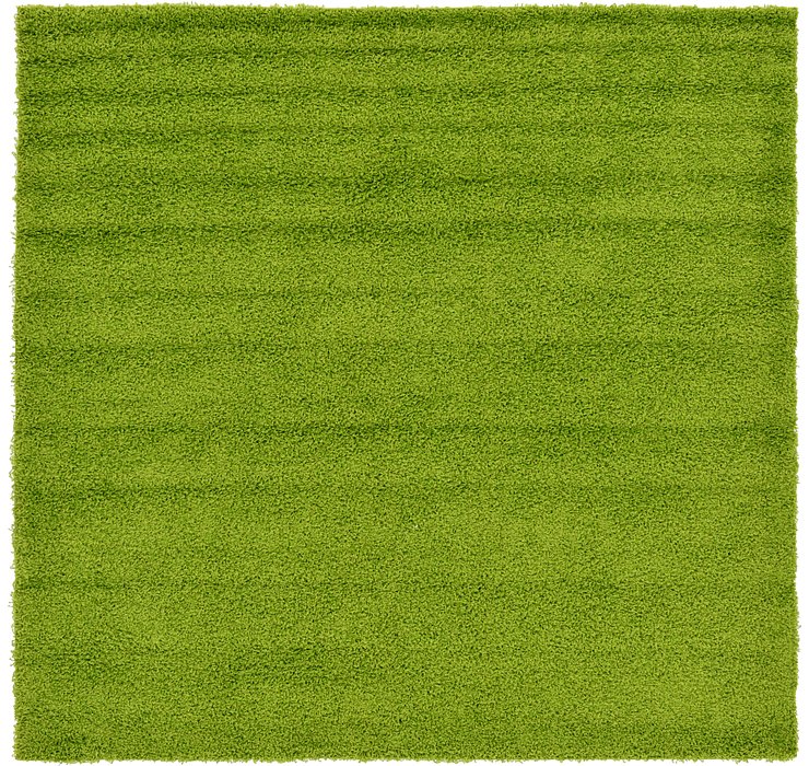 8' 2 x 8' 2 Solid Shag Square Rug
