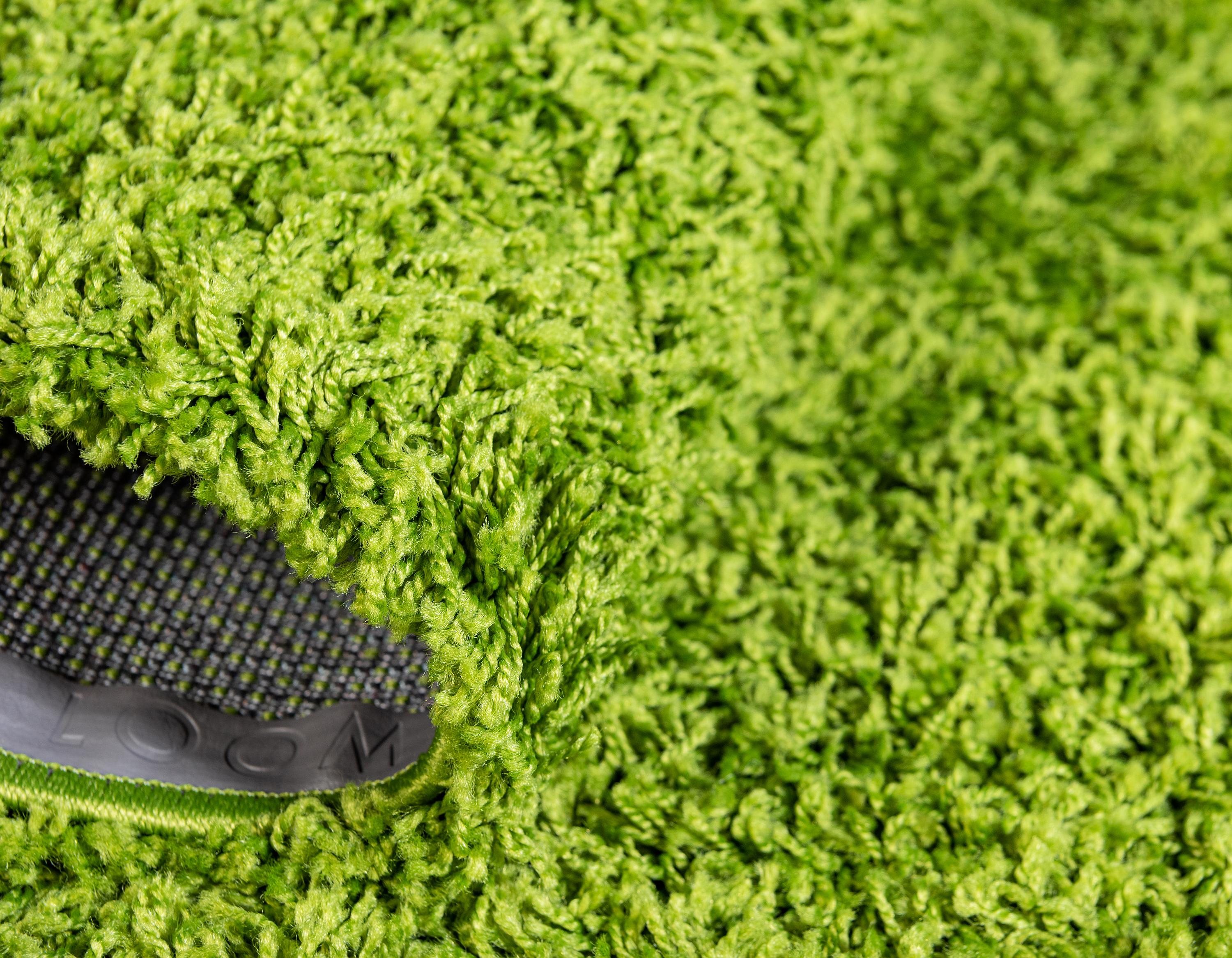 Grass Green 5' x 8' Solid Shag Rug eSaleRugs