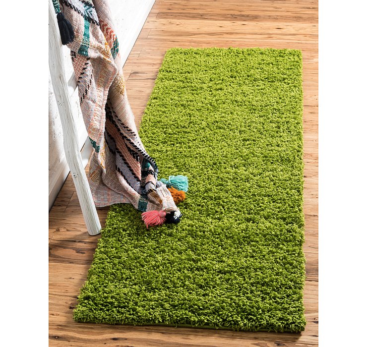 2' 6 x 13' Solid Shag Runner Rug