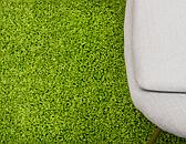 6' x 6' Solid Shag Round Rug thumbnail