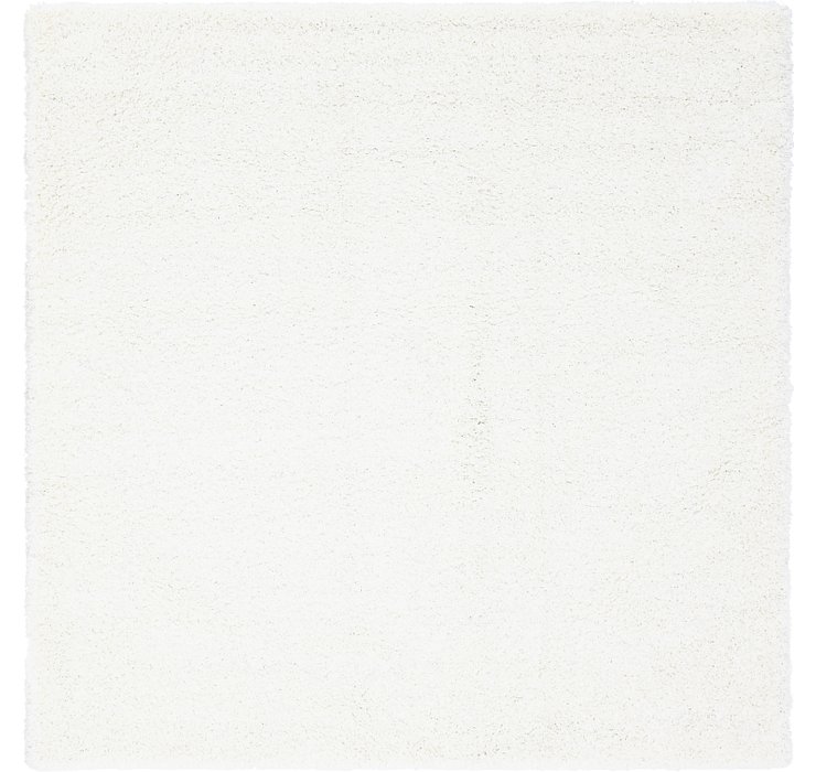 8' 2 x 8' 2 Solid Shag Square Rug