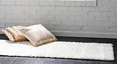 2' 6 x 19' 8 Solid Shag Runner Rug thumbnail