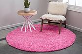 250cm x 250cm Solid Shag Round Rug thumbnail image 2