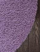 183cm x 183cm Solid Shag Round Rug thumbnail image 8