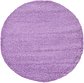 6' x 6' Solid Shag Round Rug thumbnail image 9
