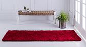 2' 6 x 19' 8 Solid Shag Runner Rug thumbnail