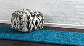 2' 6 x 16' 5 Solid Shag Runner Rug thumbnail