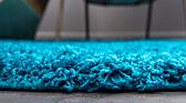 8' 2 x 8' 2 Solid Shag Round Rug thumbnail