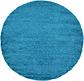 6' x 6' Solid Shag Round Rug thumbnail