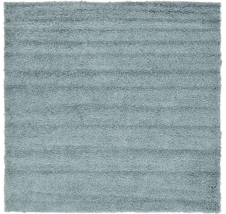 8' 2 x 8' 2 Solid Shag Square Rug