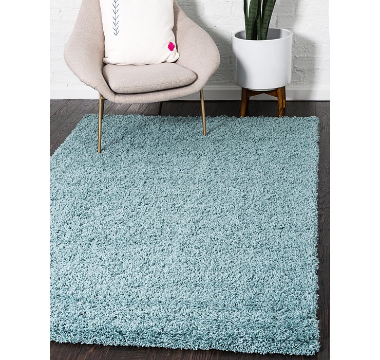 9' x 12' Solid Shag Rug