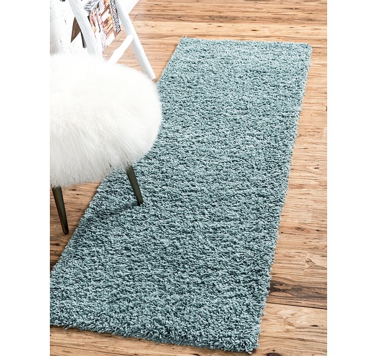 2' 2 x 6' 5 Solid Shag Runner Rug