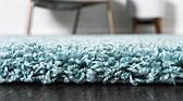 6' x 6' Solid Shag Round Rug thumbnail