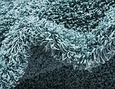 6' x 6' Solid Shag Round Rug thumbnail