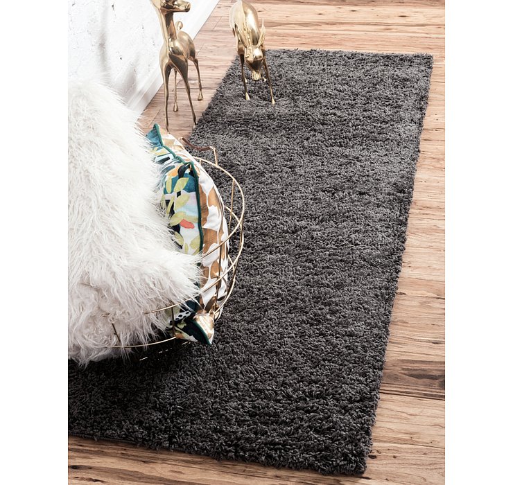 2' 6 x 13' Solid Shag Runner Rug
