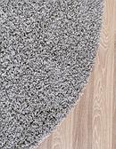 6' x 6' Solid Shag Round Rug thumbnail