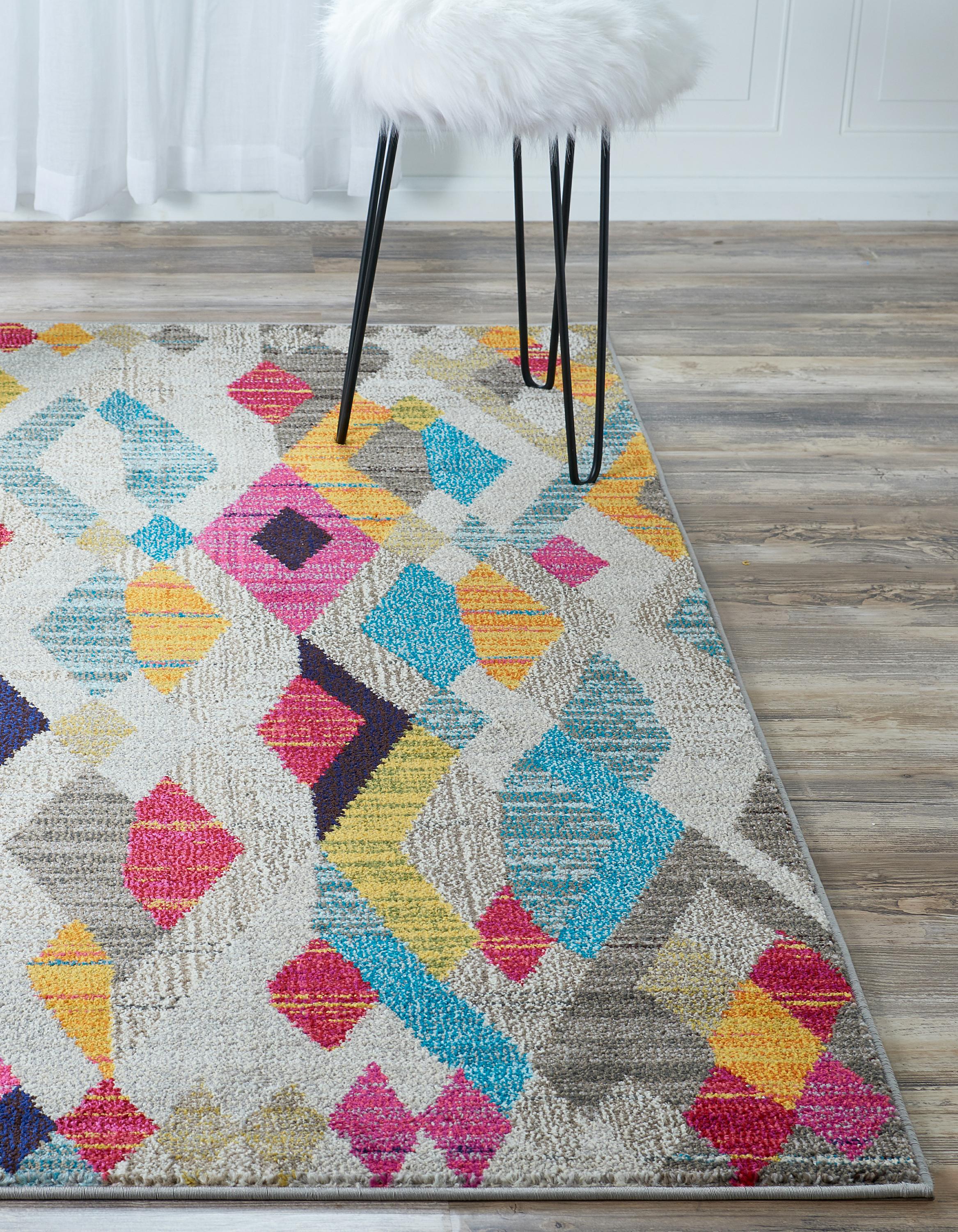 Multicolor 4' x 6' Santa Fe Rug eSaleRugs