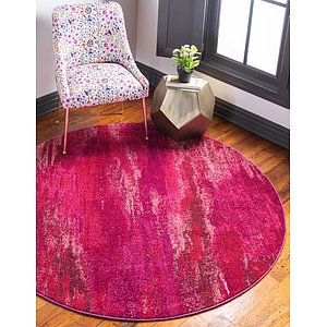 Unique Loom 6' x 6' Jardin Round Rug