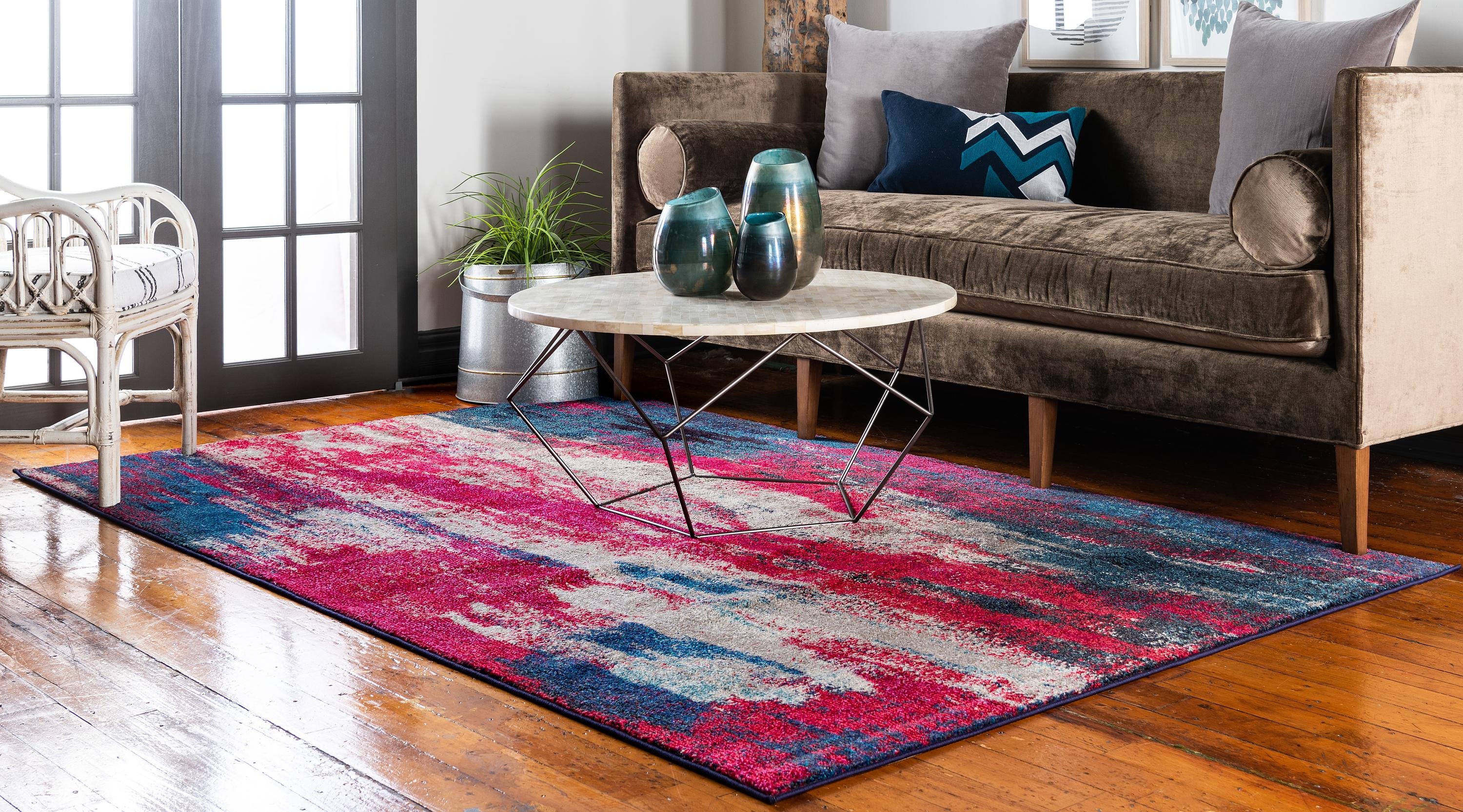 Red 5' x 8' Barcelona Rug eSaleRugs