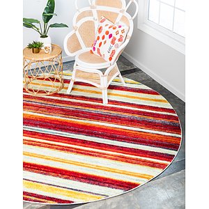 Unique Loom 8' x 8' Lyon Round Rug