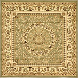 6' x 6' Classic Aubusson Square...