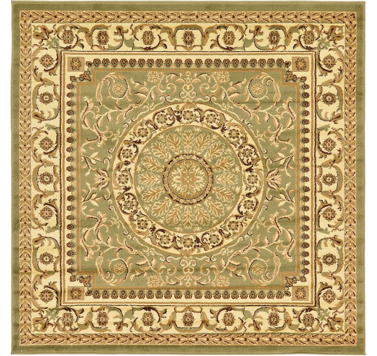 6' x 6' Classic Aubusson Square...