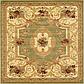 6' x 6' Classic Aubusson Square Rug thumbnail