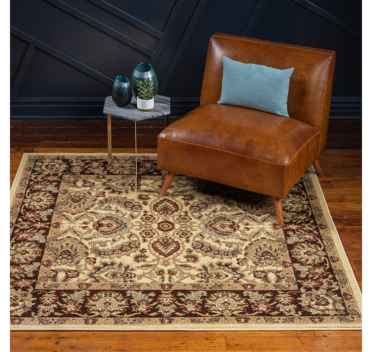6' x 6' Classic Agra Square Rug