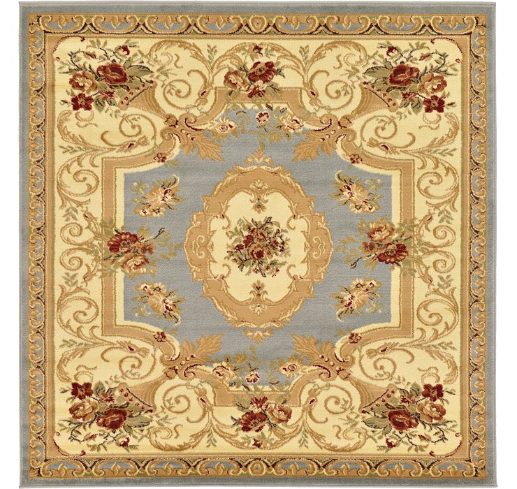 6' x 6' Classic Aubusson Square...
