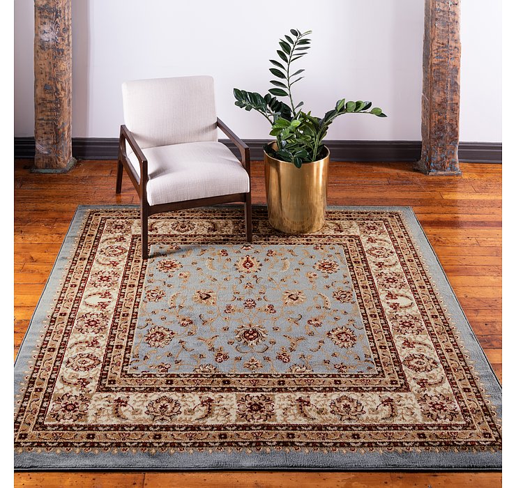 8' x 8' Classic Agra Square Rug