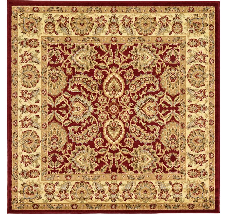 6' x 6' Classic Agra Square Rug