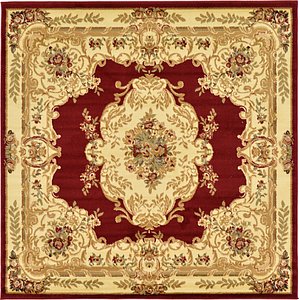 Unique Loom 6' x 6' Versailles Square Rug