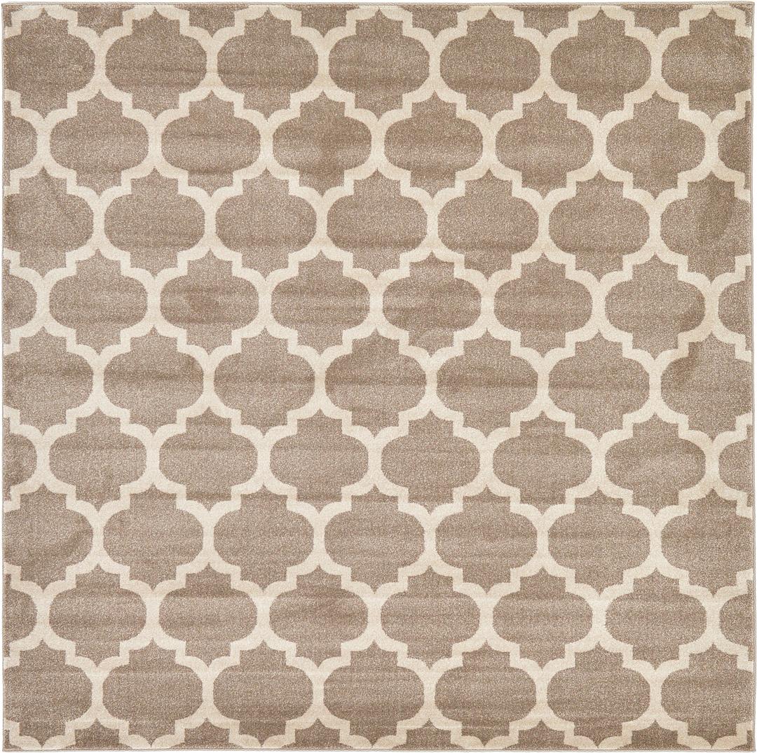 Light Brown 8 X Trellis Square Rug Area Rugs Irugs Uk Main 8 X Trellis Square Rug Photo