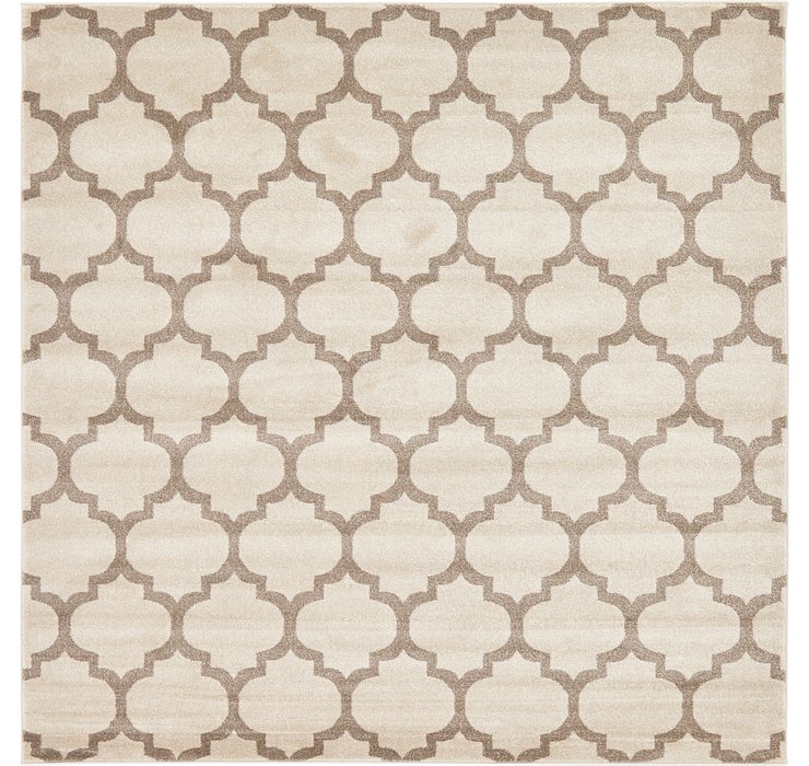 8' x 8' Trellis Square Rug