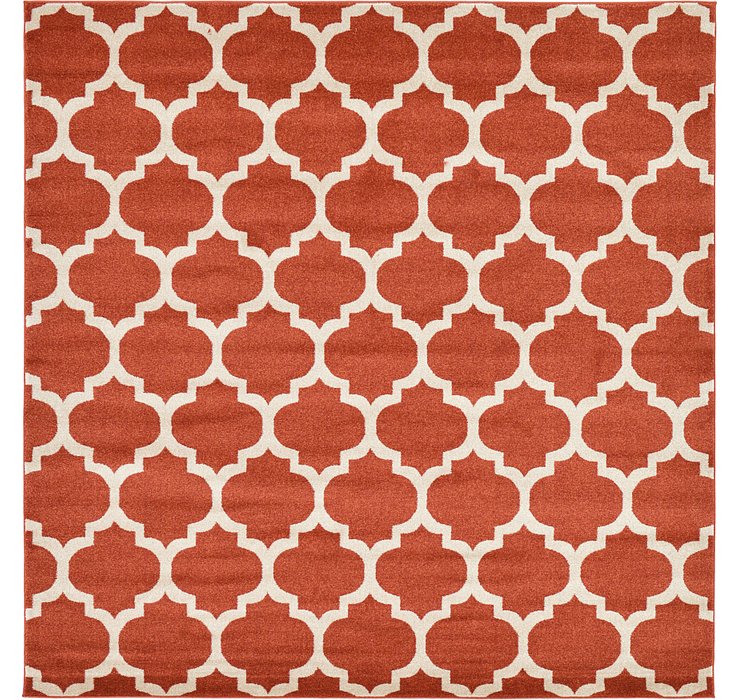 8' x 8' Trellis Square Rug