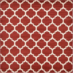 8' x 8' Trellis Square Rug