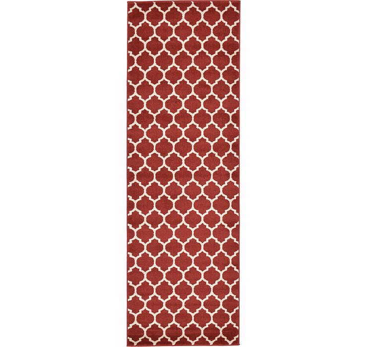 2' 7 x 8' Lattice Runner Rug