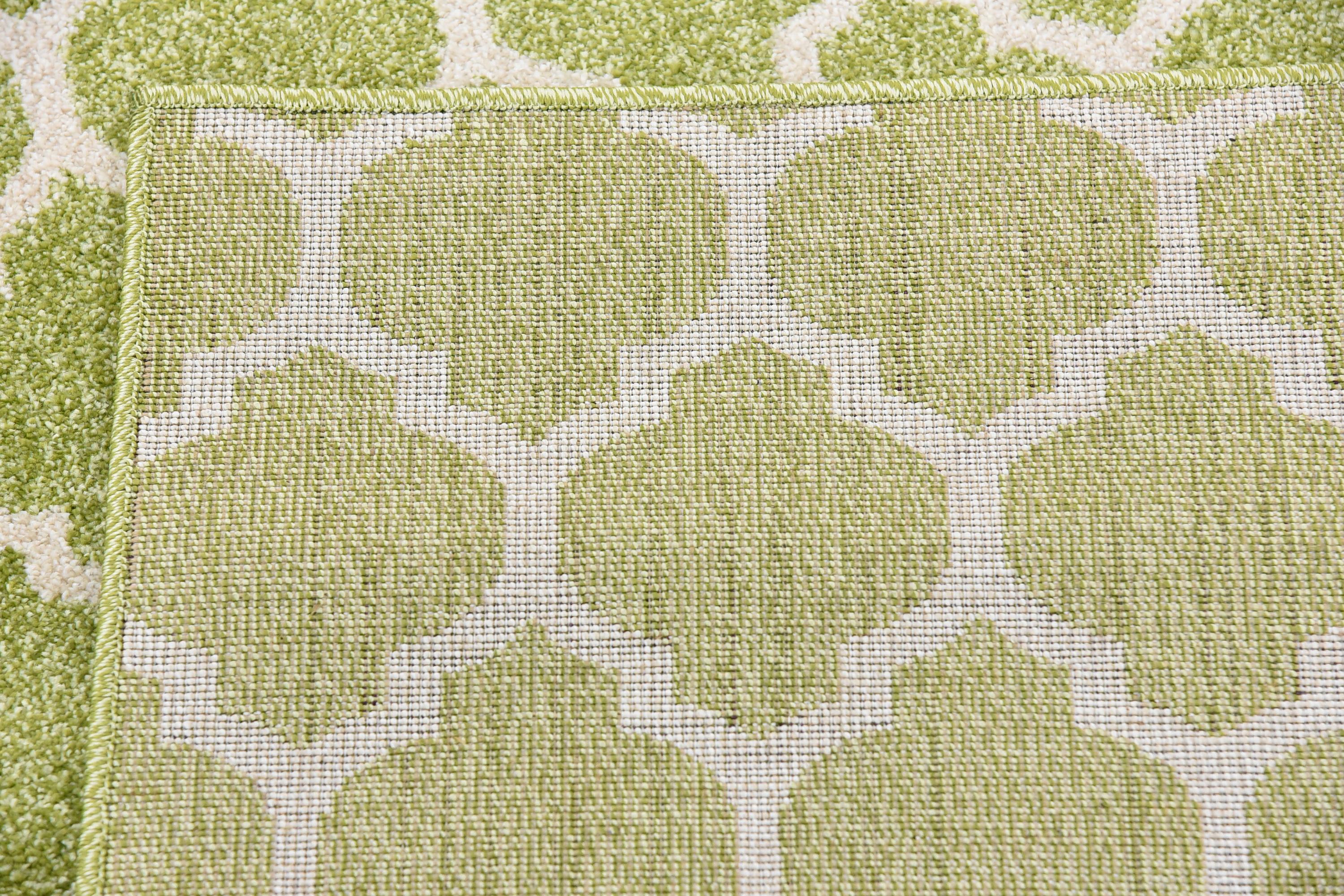 Light Green 2' 7 x 16' 5 Trellis Runner Rug eSaleRugs
