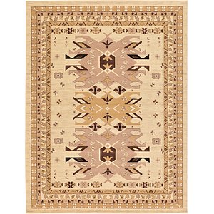 9' x 12' Heriz Design Rug