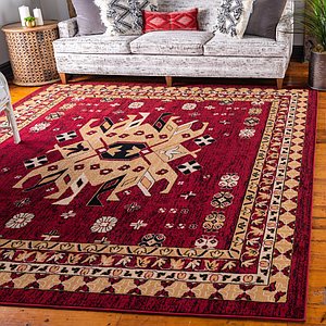 245cm x 245cm Heriz Design Square Rug