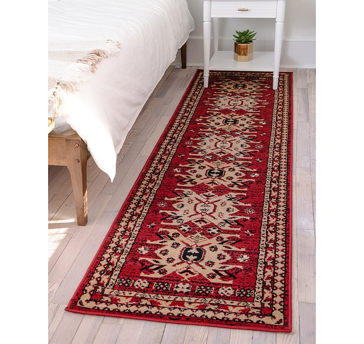2' 7 x 10' Heriz Design Runner Rug