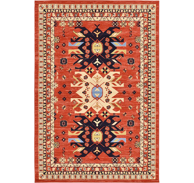 6' x 9' Heriz Design Rug