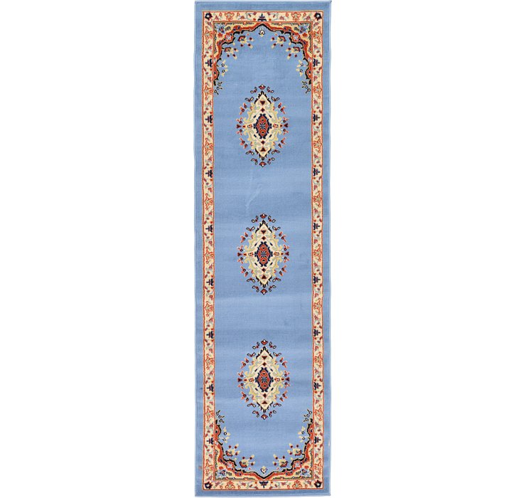 2' 2 x 8' 2 Mashad Design Runner Rug