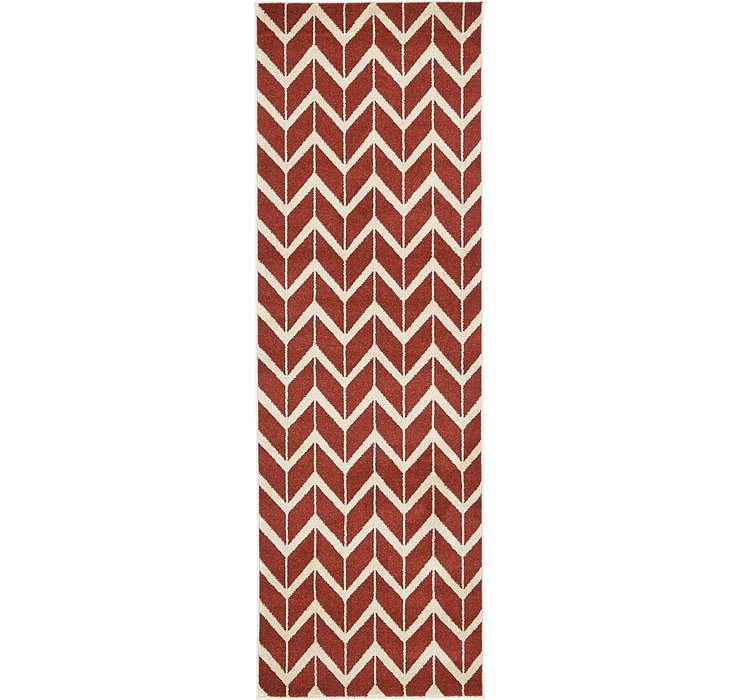 2' 7 x 8' Chevron Runner Rug