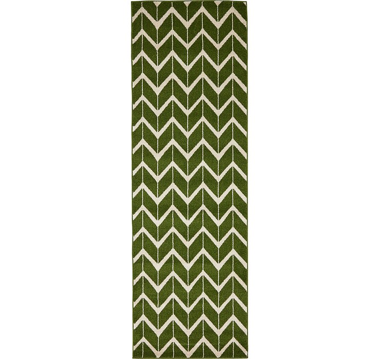 2' 7 x 8' Chevron Runner Rug