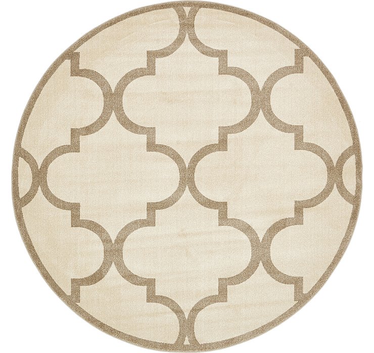 8' x 8' Trellis Round Rug