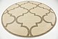 8' x 8' Trellis Round Rug thumbnail image 2