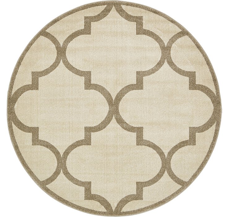6' x 6' Trellis Round Rug