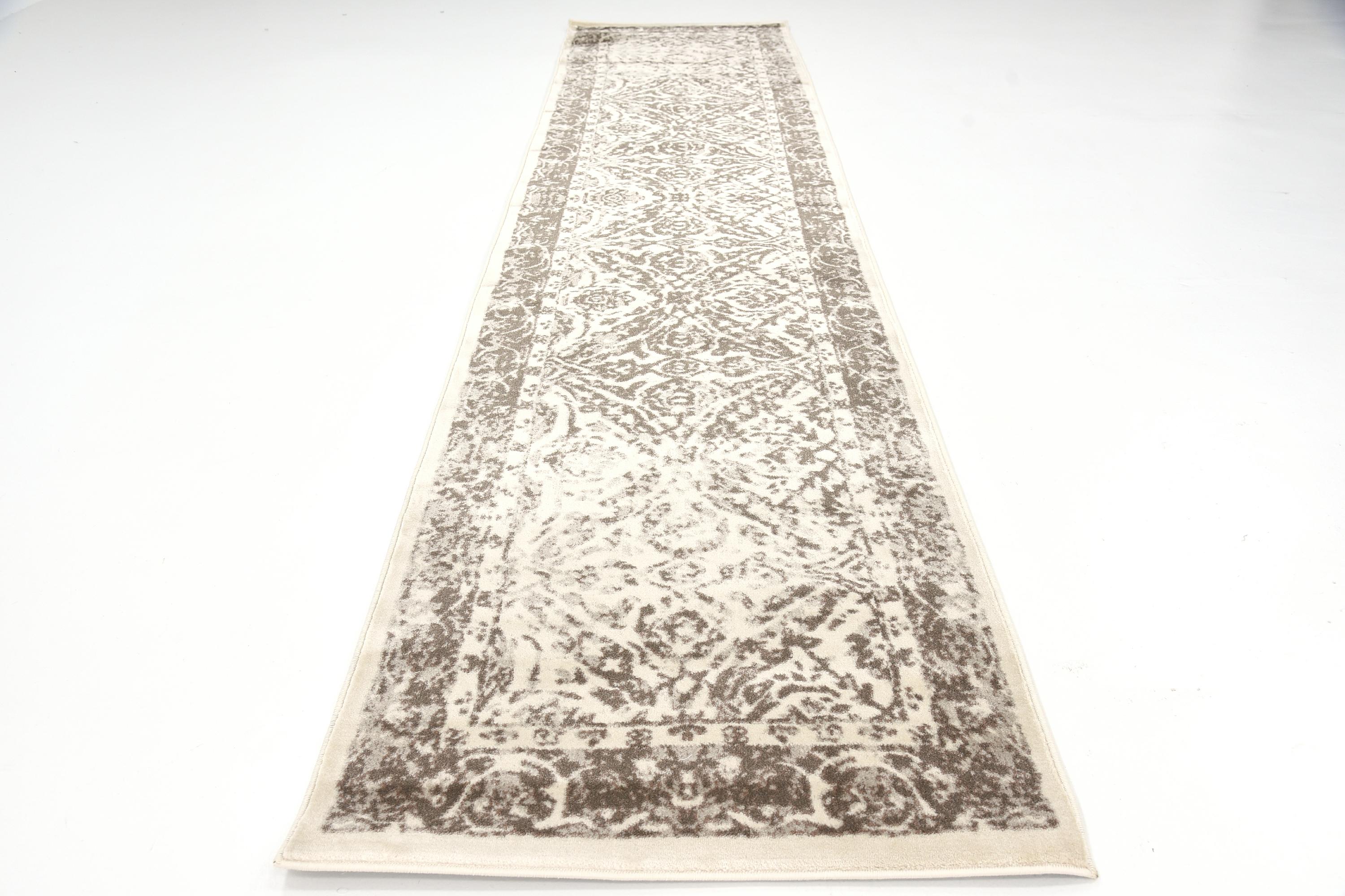 Cream 3' x 13' Stockholm Runner Rug eSaleRugs