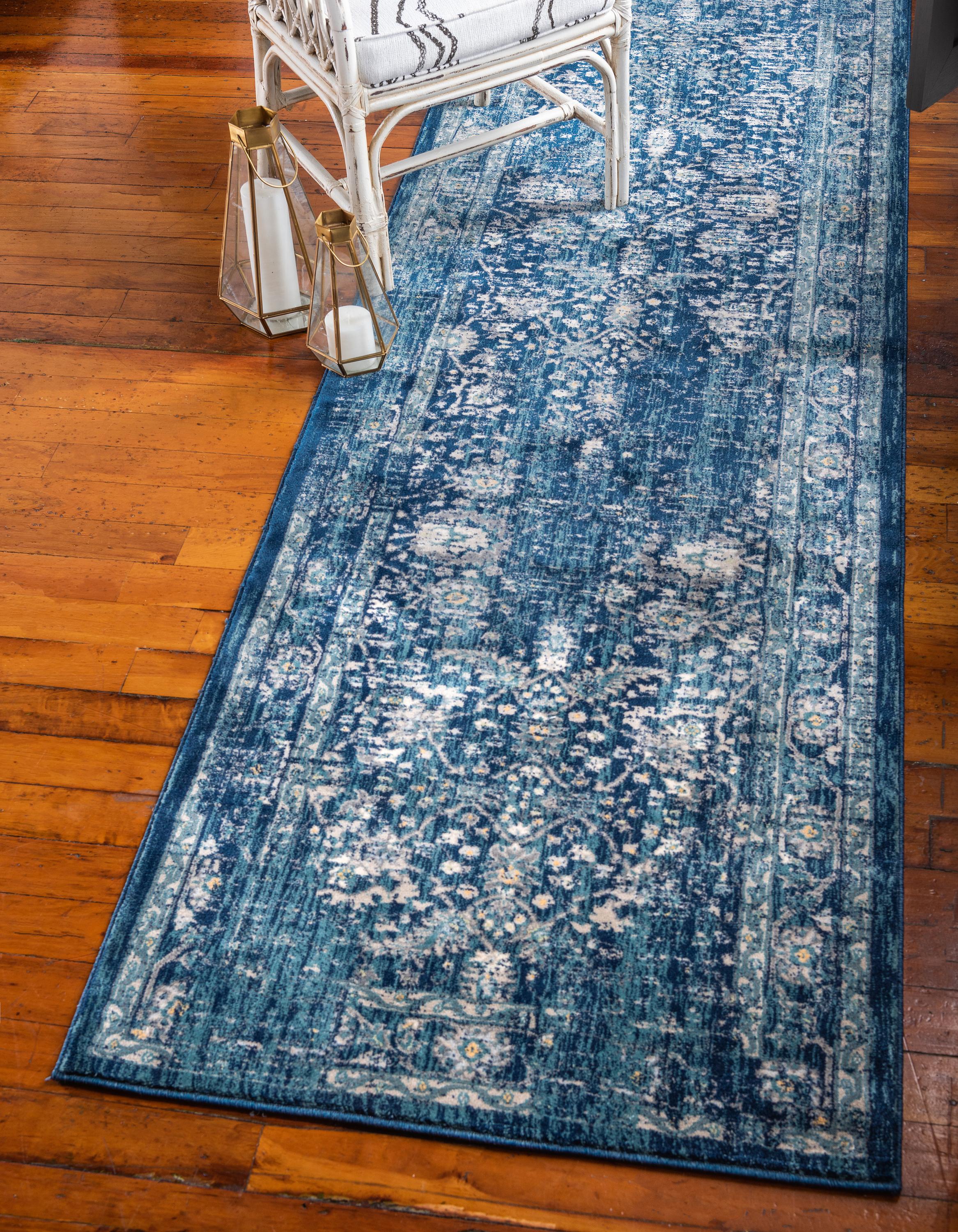 Navy Blue 3 X 13 Stockholm Runner Rug Erugs Main Image Of Rug